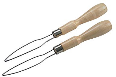 LL-Golf 2 Stück Knöpfhilfe/Knöpfhaken/Alltagshilfe | Knopf Hilfe / Anziehhilfe / Knopfhelfer zum selbstständigen Bekleiden und Entkleiden