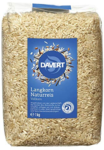 Davert Naturreis lang, 1er Pack (1 x 1 kg) - Bio