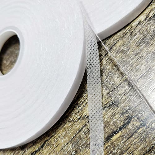 DBOO 6mm Quilting Tape Wash Away Tape 22 Yard Sticky Fabric Tape Double-Sided Adhesive Cloth Tape