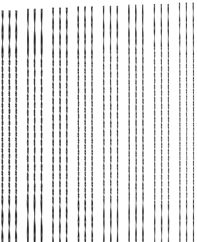 eMagTech 24-teiliges Laubsägeblätter-Set mit Spiralzähnen für Metall, Holz, Kunststoff, Sägen, Holz, Schneiden, Formen, Schmuckherstellung, Metallbearbeitung, Basteln, 130 mm (#1 - #8)