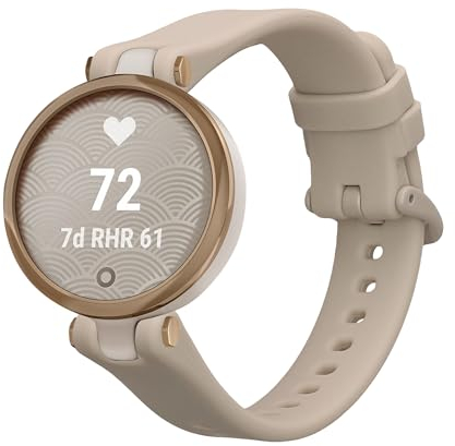 kwmobile Ersatzarmband kompatibel mit Garmin Lily Sport Armband - Fitnesstracker Band aus Silikon in Beige