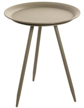 HAKU Beistelltisch rund grün Metall runder Sofatisch klein - Maße: H 47 x Ø 38 cm Style: Modern