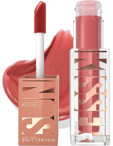 Maybelline Sunkisser Multi-Use Liquid Blush and Bronzer, Blendable, Longwear, Glowy Make Up, City Sizzle, 1 Count
