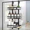 Diwoker Estanteria Baño sin Taladro, Estanteria Ducha para Colgar, Organizador Baño, Soporte Shampoo Chuveiro, Soporte Gel Ducha Negro (3 Niveles)