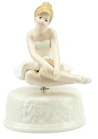 Caja de música de porcelana bailarina bombonera para confirmación, comunión Harmony PRCM24123