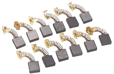 Fuhjythy 10 piezas 18mm x 17mm x 7mm Herramienta Electrica Motor Escobilla Carbon para 180