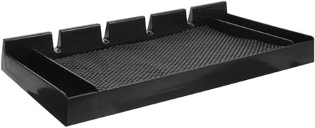 OUNONA Clipper Storage Box for Barber Station Hair Salon Clippers Holder Slip Mat Organize and Styling Tools Desk