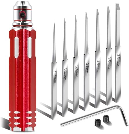Professional Carving Tool Set Engraving Cutter Modeling Scriber for Wood Leather Crafting Detailed Sculpting Work Craft Carving Tool