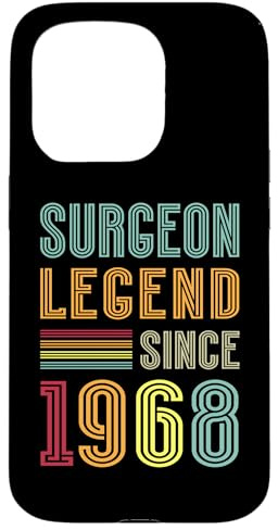 Surgery Legend 1968 57 Years Scalpel 57th Birthday Surgeon Case for iPhone 15 Pro