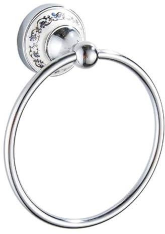 LatoYard Bathroom Towel Ring Stainless Steel Towels Holder European Porcelain Wall Mounted Towel Rack Bathroom Accessories Dust Bags Robot Vacuum Cleaner Washable Microfiber Floor Pads