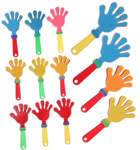VALICLUD 24piezas Aplausos De Mano De Matracas Para Fiestas Eventos Deportivos y Animación Aplausos Para Fiestas Infantiles y Celebraciones