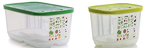 TUPPERWARE Kühlschrank 4,4L grün hoch+1,8L (2) limette hoch KlimaOase P 23914