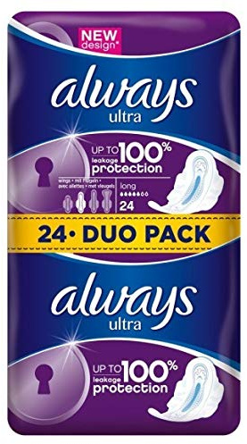 Always Ultra Long Damenbinden, 12 Stück