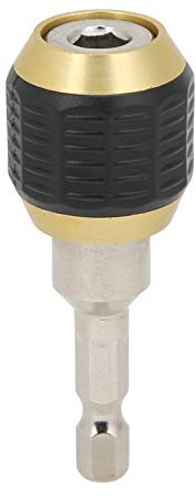 Eujgoov Supporto per Punte da Trapano, Adattatore per Cambio Rapido di Prolunga per Punte da Trapano con Attacco Esagonale da 1/4 pollice per Trapano Elettrico(60mm)