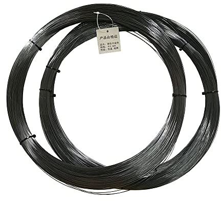 Nitinol Memory-Stahldraht, super elastisch, 5 m, Draht aus Nickel- und Titanlegierung, hyperelastischer schwarzer Filament, 0,1 bis 1,8 mm, Federstahldraht (0,1 mm x 5 m)