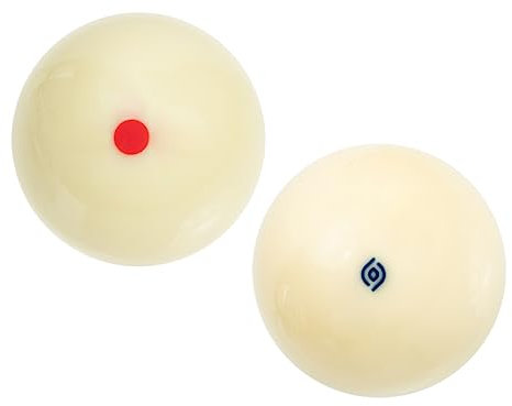 YARNOW 2st Billardkugel Billardtisch Trainingshinweis Cue-bälle Snooker-Queue Billard Weiß Billard-Queue-ersatz Billard-ausrüstung Queue-Billard Weißes Stichwort Weiße Kugel Harz Zubehör