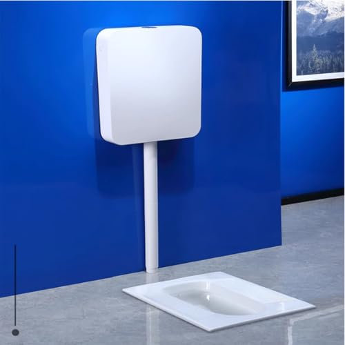 GUHPZA Toilettes à la Turque domestiques Ensemble de réservoir de Chasse d'eau à Fosse à la Turque Toilettes à la Turque en céramique pour Salle de Bain Toilettes à la Turque désodorisantes
