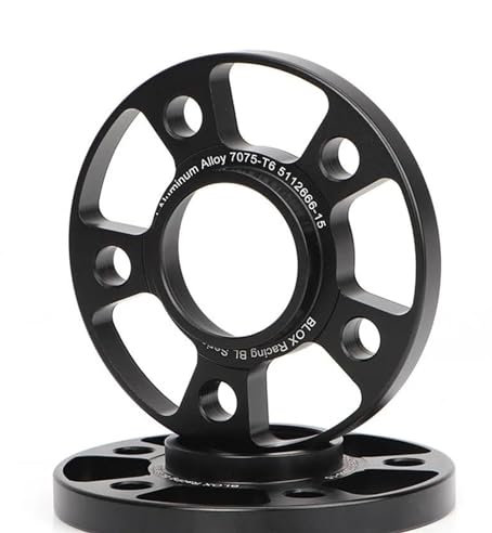 DZSMSRTG Verbreiterte Spurverbreiterung Für VW Für Golf 4 6 7 Für Skoda Für Jetta Für Santana 2 Stück 15/20mm 7075 Spurverbreiterungen PCD 5x100/5x112 CB = 57,1mm ID = OD Distanzscheibe(20mm)