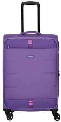 travelite Rügen - Trolley 4 ruote, 42 cm, 42 cm, 60 l, colore: Viola, Lilla, 42 cm