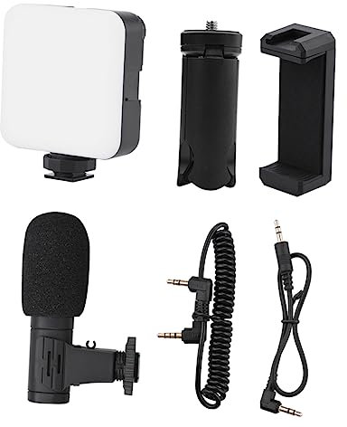 jojofuny 1 Set Treppiede da Tavolo Supporto per Telefono Cellulare Supporto per Auto per Telefono Cellulare Regolabile Mini Kit Cruscotto Supporto per Tablet Collo di Cigno Registrazione
