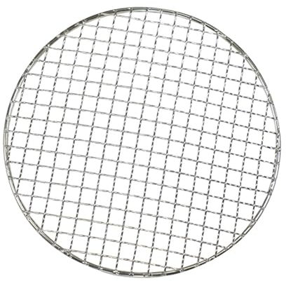 Grille ronde en acier inoxydable pour grill, fours et barbecues de 20,3 cm de diamètre, grille de cuisson durable pour aliments grillés, charbon de bois et barbecue électrique, accessoire de barbecue