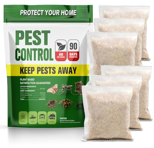 Mouse Repellent,Rat Repellent for Pest Spider and Mosquito Cockroaches Better Than Ultrasonic 6 Pack