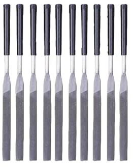 Set di lime per legno in acciaio ad alto tenore di carbonio, forma multifunzionale, strumento professionale con presa sicura per progetti complessi di lavorazione del legno Set di lime per la