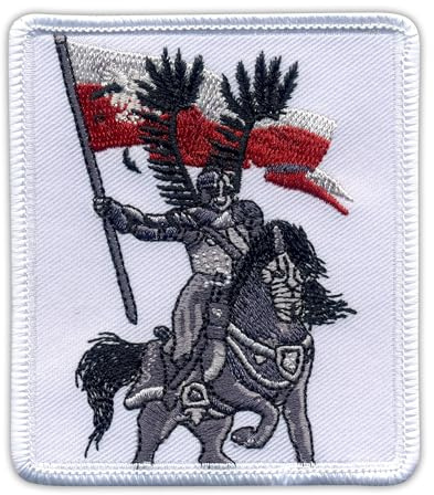 Polen/Polnische Husaren Ritter & Pferd – zum Aufnähen/Aufnähen – besticktes Abzeichen/Patch