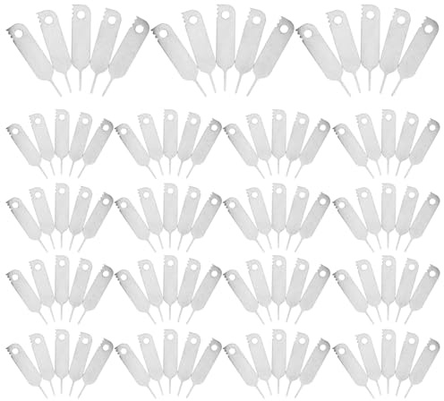 MERRYHAPY 400 Pezzi Ago per La Rimozione della Scheda del Telefono Cellulare Ago per Espulsione Sim Espulsione della Scheda Sim Vassoio per