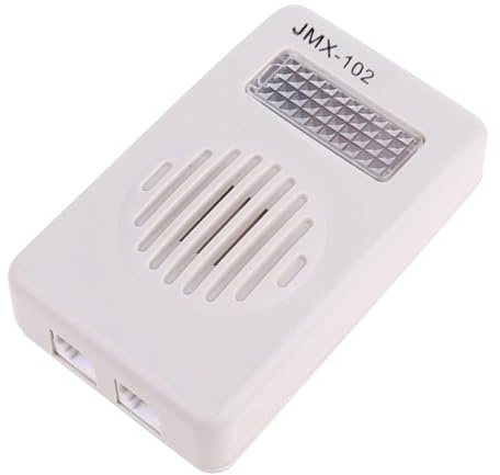 Campanello esterno per telefono - Amplificatore di volume del telefono da 70 dB con luce | Indicatore di luce delle chiamate, amplificatore telefonico per anziani, segnale per linee fisse di casa