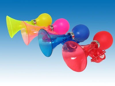 Filmer Fahrrad Ballhupe bunt / Fahrradhupe Ball Hupe (verschiedenfarbig vorsortiert), F-41045