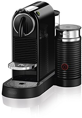 Nespresso CitiZ Coffee and Espresso Machine by De'Longhi with Milk Frother, Black, 9.3 x 14.6 x 10.9 inches