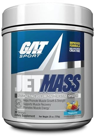 GAT SPORT JetMass Fact-Acting Volumizing Creatine System, 30 Servings (Tropical Ice)