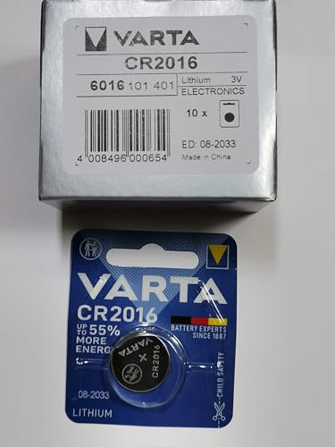 Lot de 10 piles bouton CR2016 BL.1PZ
