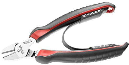 Facom 192 a.20cpe Diagonal Cutting Pliers, 200 mm, Red/Black