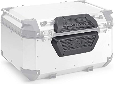 Givi 8542068753 Beifahrer Rückenlehne Alu Topcase Trekker Outback, 58L Kapazität, Otros, schwarz