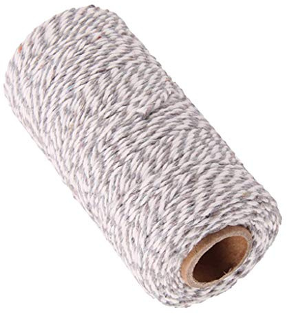 Baoblaze Bastelschnur Juteschnur Paketschnur Dekoschnur Bindeschnur für und Garten Dekoration, Grau