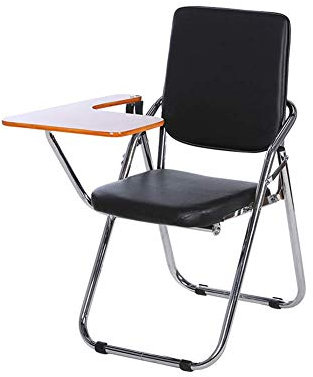 Sgabello sedia pieghevole metallo schienale gambe in metallo 86 * 53 * 46 cm