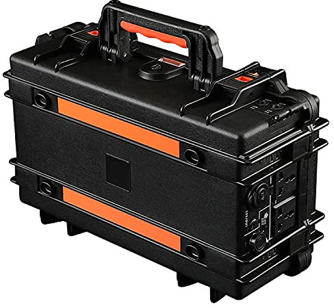 Centrale électrique Portable 1000W/600000Mah Générateur de Batterie au Phosphate de Fer au Lithium 2000 Cycles 230V AC et Ports USB pour Le Camping en Plein air d'urgence à la Maison