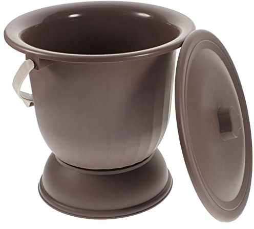 Healvian Portable Urinal Mit Deckel Hochbeiniger Spucknapf Für Erwachsene Und Junge Mädchen Geruchsisolierend Leicht Und Praktisch Für Zuhause Und Unterwegs Zufällige Farbe