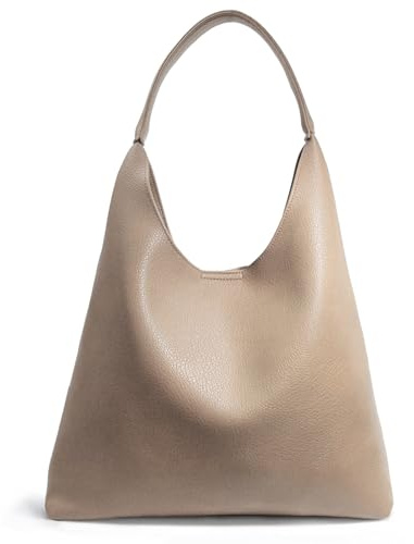 Hobo Bags für Damen, weiches veganes Leder, Schultertasche, lässige Handtasche