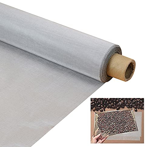 Edelstahlgitter 150 Mesh-Metallgitter Insektengitterblech, feines Drahtgeflecht, gewebter Drahtgeflechtfilter, für die Belüftung Schutzgitter für Lüftungsgitter Metallgitter (Größe: 1 x 1 m)