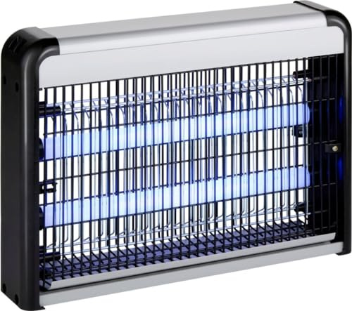 Grundig Mückenabwehr Outdoor - Insektenvernichter - Mückenfalle UV-Lampe inkl. Aufhängekette - Mückenlampe für Räume bis zu 20m² - Insektenvernichter Elektrisch Anti Mücken - 38 x 7,5 x 27,5 cm
