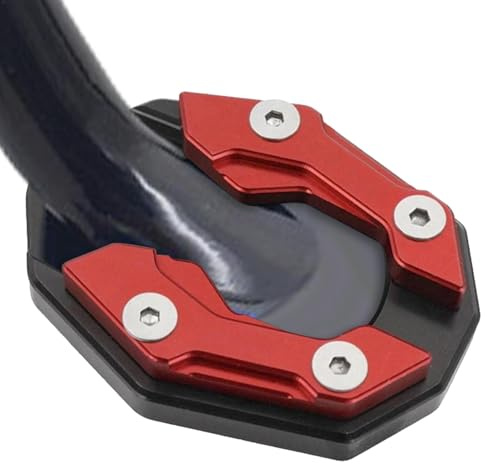 Supporto per cavalletto per moto, Piastra di supporto per cavalletto per moto, Imbottitura estensione cavalletto laterale, Cavalletto laterale estensibile, supporto per piede moto antiscivolo durevole