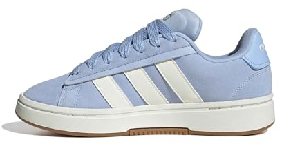 Adidas Women's Grand Court Alpha, Blue/Off White/Gum, 8.5
