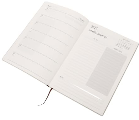 Healifty Portable Fitness Agenda Notebook Blue Workout Planner Daily Schedule Notepad Workout Log for Habit Tracking and Management