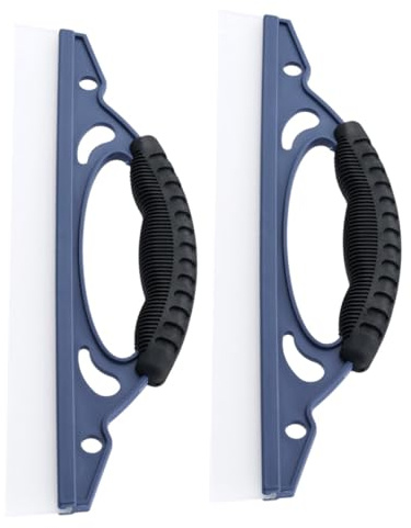 Gogogmee 2 pezzi Tergivetro per Doccia e Auto Raschietto per Vetri e Porte in Vetro Facile da Usare e Portatile per Pulizia Vetro e Parabrezza