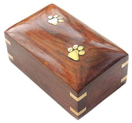BUBEFSKD Boîte D'urne en Bois pour Animaux De Compagnie Fabriquée À Partir Bois Qualité Parfaite pour Chérir Leur Mémoire Garder Vos Souvenirs Cendres Cercueil Cinéraire