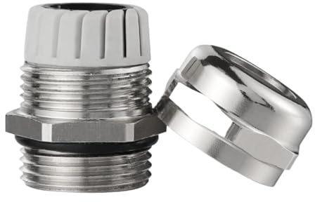Conector de cable impermeable IP68 de latón niquelado, cable métrico M8, M10, M12, M14, M16, M18-M36, apto for cables de 18-25 mm de 4-8 mm.(M18x1.5 fit 6-10mm)