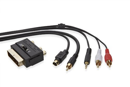 Belkin Pro Series PC TV Cable Kit 10m Negro - Adaptadores de cable de vídeo (10 m, Níquel, Negro, Macho/Hembra, Composite/Scart/S-Video/Audio)